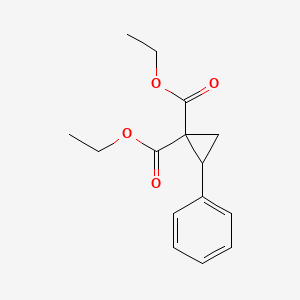 molecular formula C15H18O4 B1347386 Diethyl 2-phenylcyclopropane-1,1-dicarboxylate CAS No. 3092-20-4