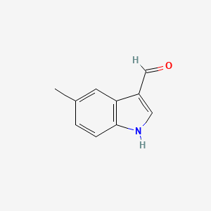 molecular formula C10H9NO B1347387 5-methyl-1H-indole-3-carbaldehyde CAS No. 52562-50-2
