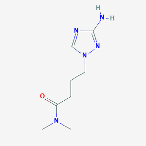 4-(3-Amino-1h-1,2,4-triazol-1-yl)-N,N-dimethylbutanamide