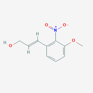 3-(3-Methoxy-2-nitrophenyl)prop-2-en-1-ol