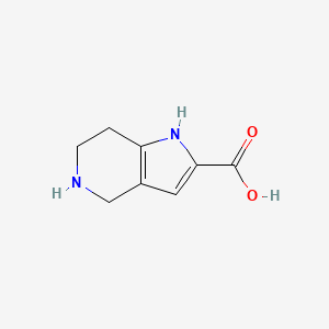 4,5,6,7-tetrahydro-1H-pyrrolo[3,2-c]pyridine-2-carboxylic acid