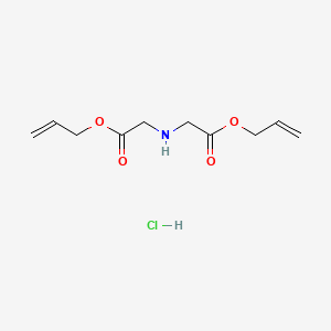 Prop-2-en-1-yl 2-{[2-oxo-2-(prop-2-en-1-yloxy)ethyl]amino}acetate hydrochloride