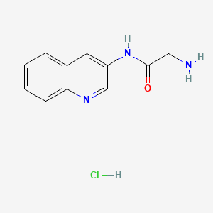 2-amino-N-(quinolin-3-yl)acetamide hydrochloride