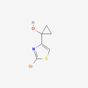 1-(2-Bromothiazol-4-yl)cyclopropan-1-ol