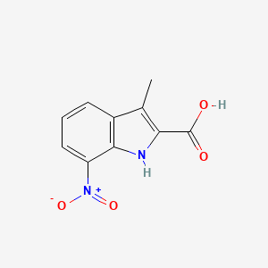 molecular formula C10H8N2O4 B1347405 3-甲基-7-硝基-1H-吲哚-2-羧酸 CAS No. 115058-18-9