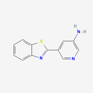 5-(1,3-Benzothiazol-2-yl)pyridin-3-amine