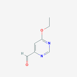 molecular formula C7H8N2O2 B13474127 6-Ethoxypyrimidine-4-carbaldehyde 