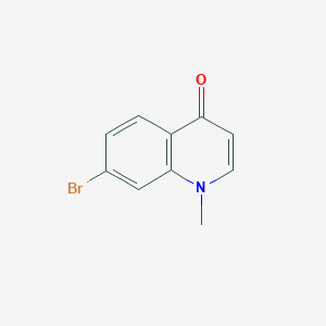 molecular formula C10H8BrNO B13474136 7-Bromo-1-methylquinolin-4(1H)-one 