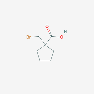 1-(Bromomethyl)cyclopentane-1-carboxylic acid