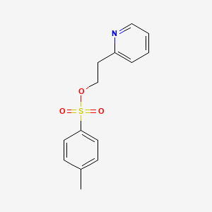 molecular formula C14H15NO3S B13474195 2-pyridin-2-ylethyl 4-methylbenzenesulfonate 