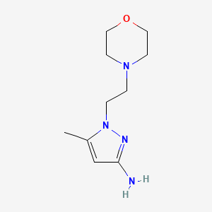 5-Methyl-1-(2-morpholinoethyl)-1H-pyrazol-3-amine