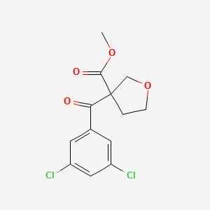 Methyl 3-(3,5-dichlorobenzoyl)oxolane-3-carboxylate