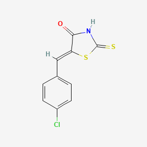 molecular formula C10H6ClNOS2 B1347422 5-(4-氯苄叉)罗丹明 CAS No. 6318-37-2