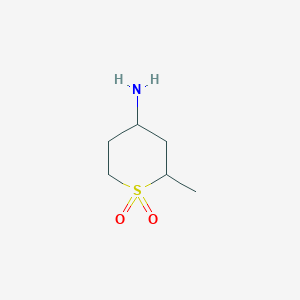 4-Amino-2-methyl-1lambda6-thiane-1,1-dione