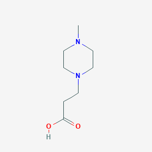 molecular formula C8H16N2O2 B1347424 3-(4-甲基哌嗪-1-基)丙酸 CAS No. 55480-45-0