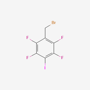 1-(Bromomethyl)-2,3,5,6-tetrafluoro-4-iodobenzene