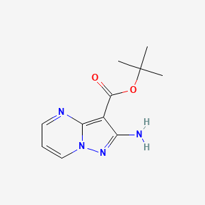 tert-Butyl 2-aminopyrazolo[1,5-a]pyrimidine-3-carboxylate