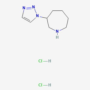 3-(1H-1,2,3-triazol-1-yl)azepane dihydrochloride