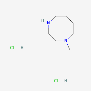 molecular formula C7H18Cl2N2 B13474334 1-Methyl-1,4-diazocane dihydrochloride CAS No. 2901098-53-9