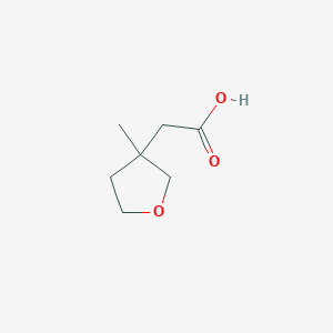 2-(3-Methyloxolan-3-yl)acetic acid