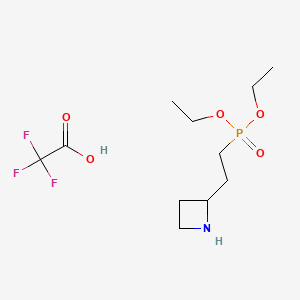 Diethyl [2-(azetidin-2-yl)ethyl]phosphonate, trifluoroacetic acid