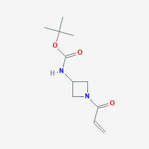 molecular formula C11H18N2O3 B13474362 Tert-butyl (1-acryloylazetidin-3-yl)carbamate 