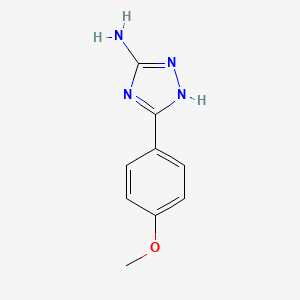 molecular formula C9H10N4O B1347444 5-(4-甲氧基苯基)-4H-1,2,4-三唑-3-胺 CAS No. 54464-14-1