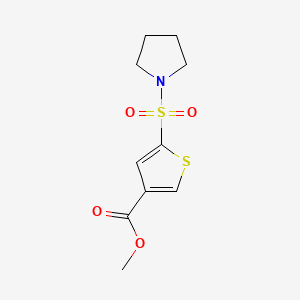 Methyl 5-(pyrrolidine-1-sulfonyl)thiophene-3-carboxylate