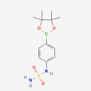 N-[4-(4,4,5,5-tetramethyl-1,3,2-dioxaborolan-2-yl)phenyl]sulfamide