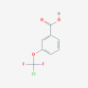 molecular formula C8H5ClF2O3 B13474459 3-(Chlorodifluoromethoxy)benzoic acid 