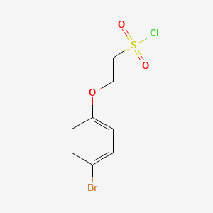 molecular formula C8H8BrClO3S B13474462 2-(4-Bromophenoxy)ethane-1-sulfonyl chloride 