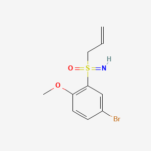 (5-Bromo-2-methoxyphenyl)(imino)(prop-2-en-1-yl)-lambda6-sulfanone