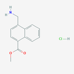 Methyl 4-(aminomethyl)naphthalene-1-carboxylate hydrochloride