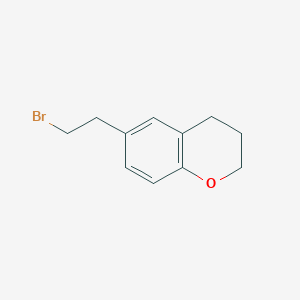 6-(2-bromoethyl)-3,4-dihydro-2H-1-benzopyran