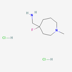 1-(4-Fluoro-1-methylazepan-4-yl)methanamine dihydrochloride