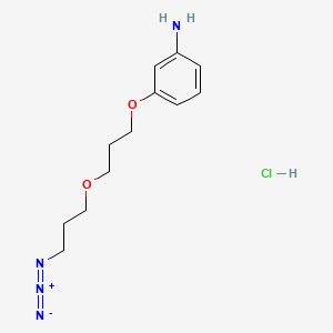 3-[3-(3-Azidopropoxy)propoxy]aniline hydrochloride