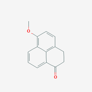 molecular formula C14H12O2 B134747 6-Methoxy-2,3-dihydrophenalen-1-one CAS No. 100621-80-5