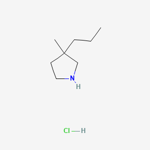 3-Methyl-3-propylpyrrolidine hydrochloride