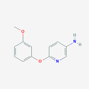 molecular formula C12H12N2O2 B1347474 6-(3-Methoxyphenoxy)pyridin-3-amine CAS No. 305801-13-2