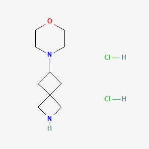 4-(2-Azaspiro[3.3]heptan-6-yl)morpholine;dihydrochloride