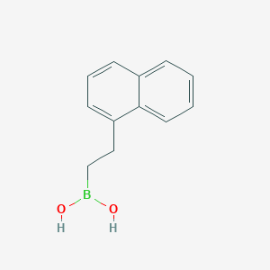 molecular formula C12H13BO2 B13474836 2-(1-Naphthyl)ethyl boronic acid 