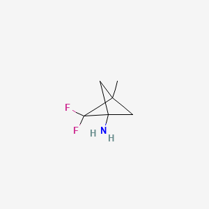 2,2-Difluoro-3-methylbicyclo[1.1.1]pentan-1-amine