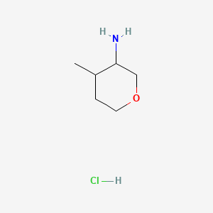 4-methyloxan-3-amine hydrochloride, Mixture of diastereomers