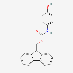 (9H-fluoren-9-yl)methyl (4-hydroxyphenyl)carbamate