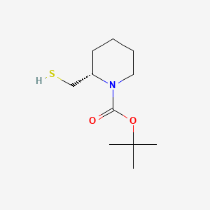 tert-butyl (2S)-2-(sulfanylmethyl)piperidine-1-carboxylate