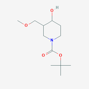 Tert-butyl 4-hydroxy-3-(methoxymethyl)piperidine-1-carboxylate