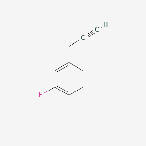 2-Fluoro-1-methyl-4-(prop-2-yn-1-yl)benzene