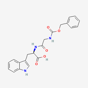 molecular formula C21H21N3O5 B13474943 Cbz-Gly-D-Trp CAS No. 202595-75-3