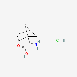 2-Amino-2-{bicyclo[2.1.1]hexan-1-yl}aceticacidhydrochloride