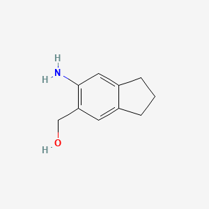 (6-amino-2,3-dihydro-1H-inden-5-yl)methanol